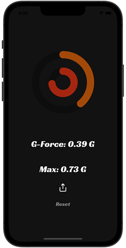 Top G Force App Screenshot