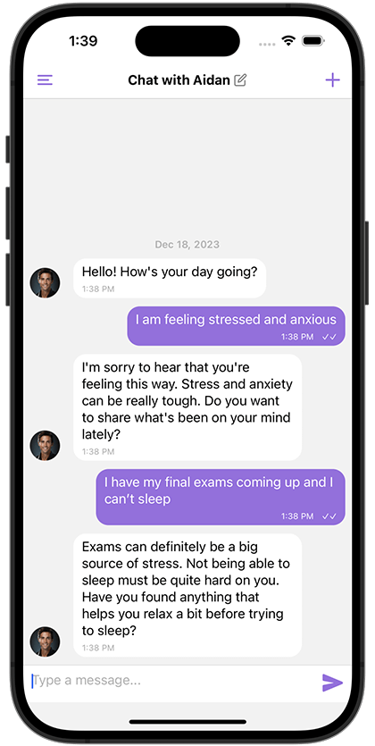 Your Help Chat Screenshot